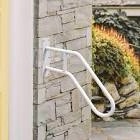 Handrails for Steps Outdoor Wall Mount 1-3 Steps Heavy Duty Railing Grab Bars for Stairs U-Shaped Safety Handle Non-Slip for Garage Porch Garden for Elderly Kids Disabled Pregnant