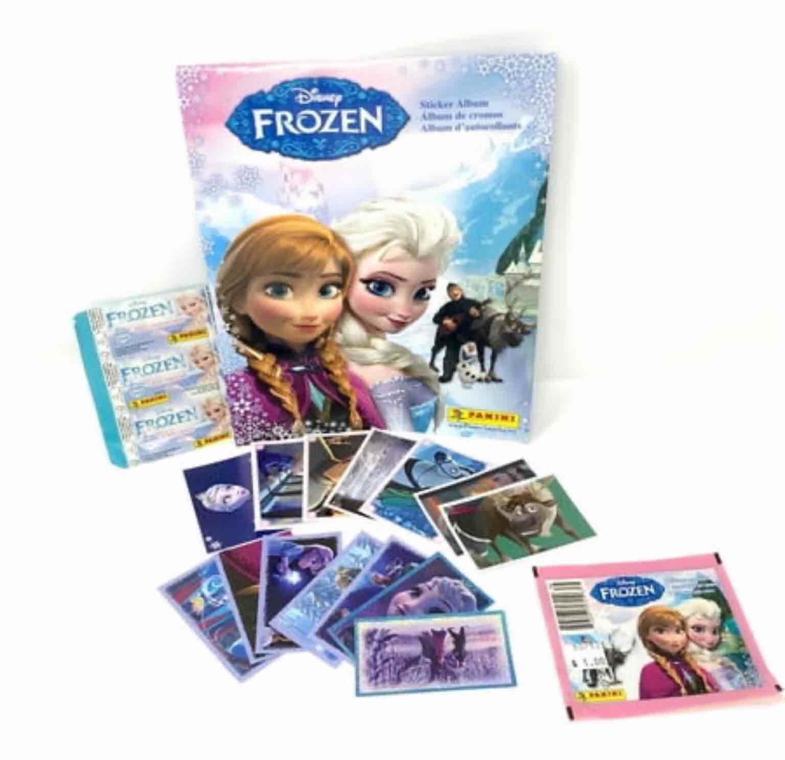 20 Frozen Sticker Albums and 100 Packs of Stickers with 7 Stickers in Each Pack