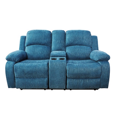 Upholstered Reclining Loveseat(similar to stock photo)(incomplete unknown amount of boxes)