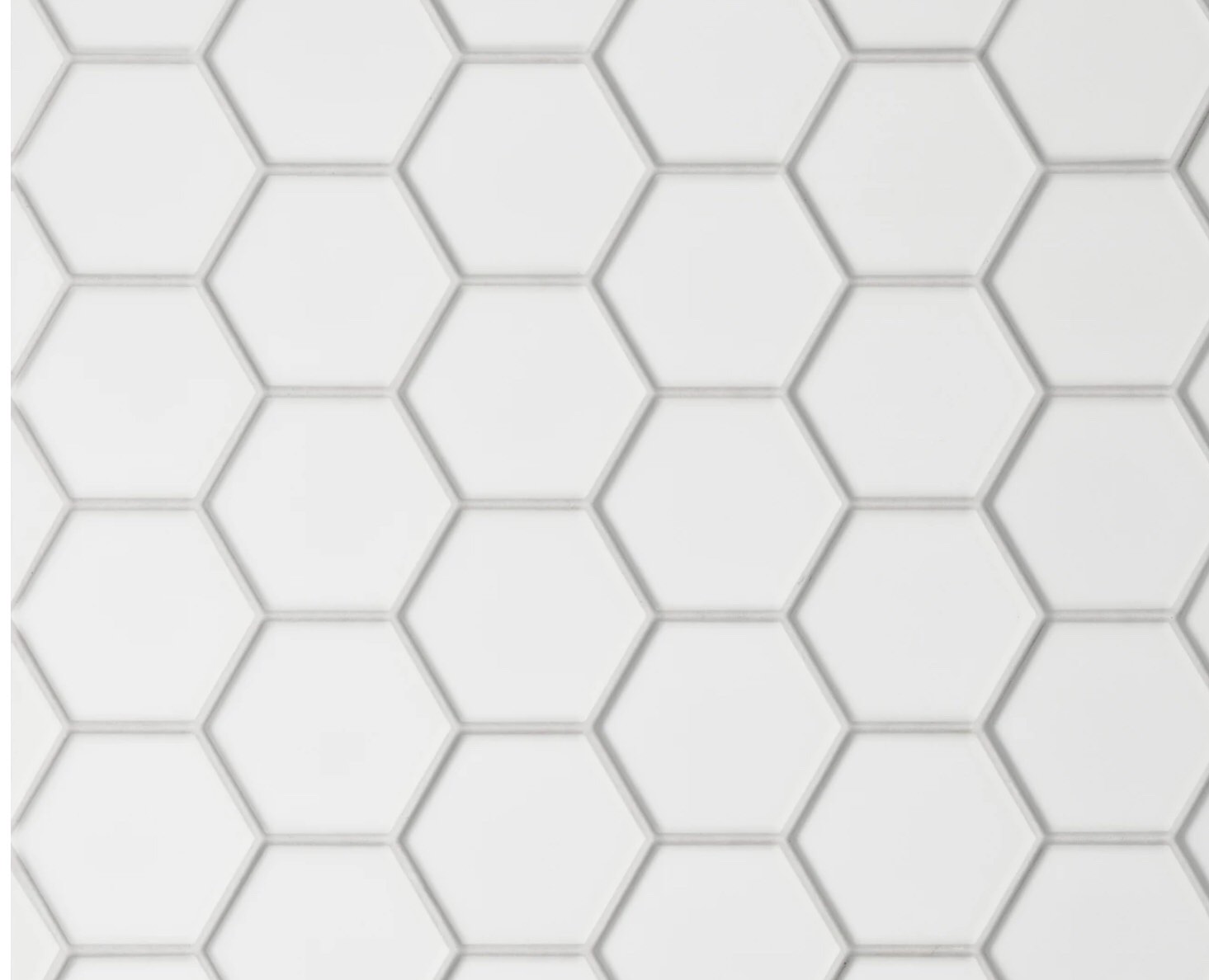 White Hexagon Tiles(similar to stock photo)