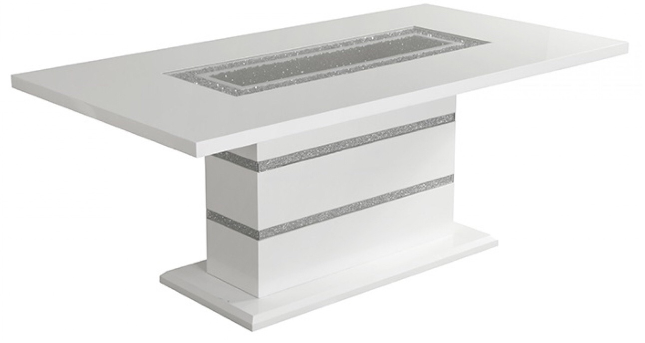 D1903DT Dining Table White Global Furniture ( incomplete box 3/3) 