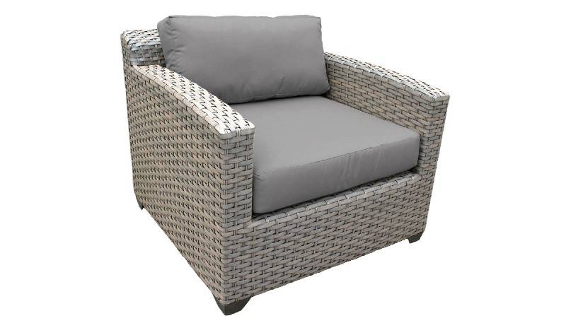 Florence Club Chair in Grey - TK Classics Tkc055B-Cc-Grey
