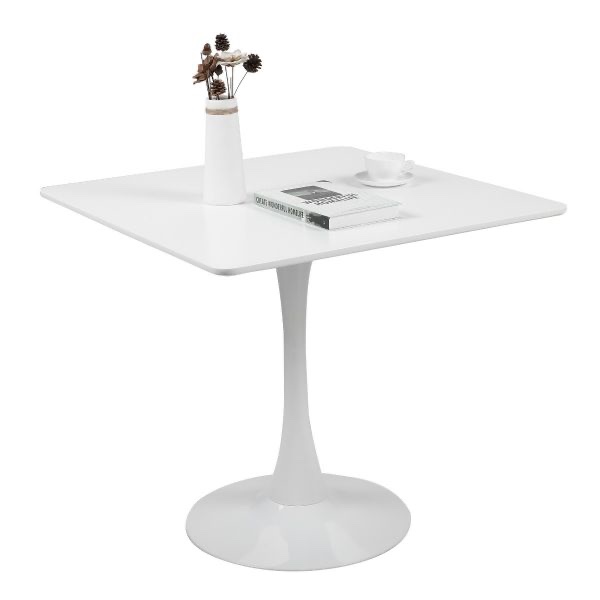 32” White Dinning Pedestal Saarinen Tulip Table(Box 2 of 3)