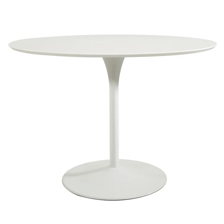 Miele Pedestal Dining Table, White, INCOMPLETE, BOX 1/2 