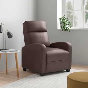 Beaudin 27" Wide Faux Leather Manual Home Theater Recliner, INCOMPLETE, Base only 