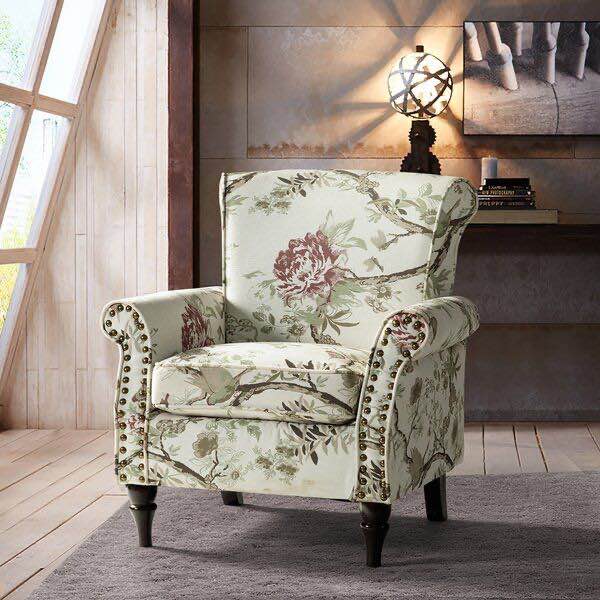 Asul Armchair with Nailhead Trim