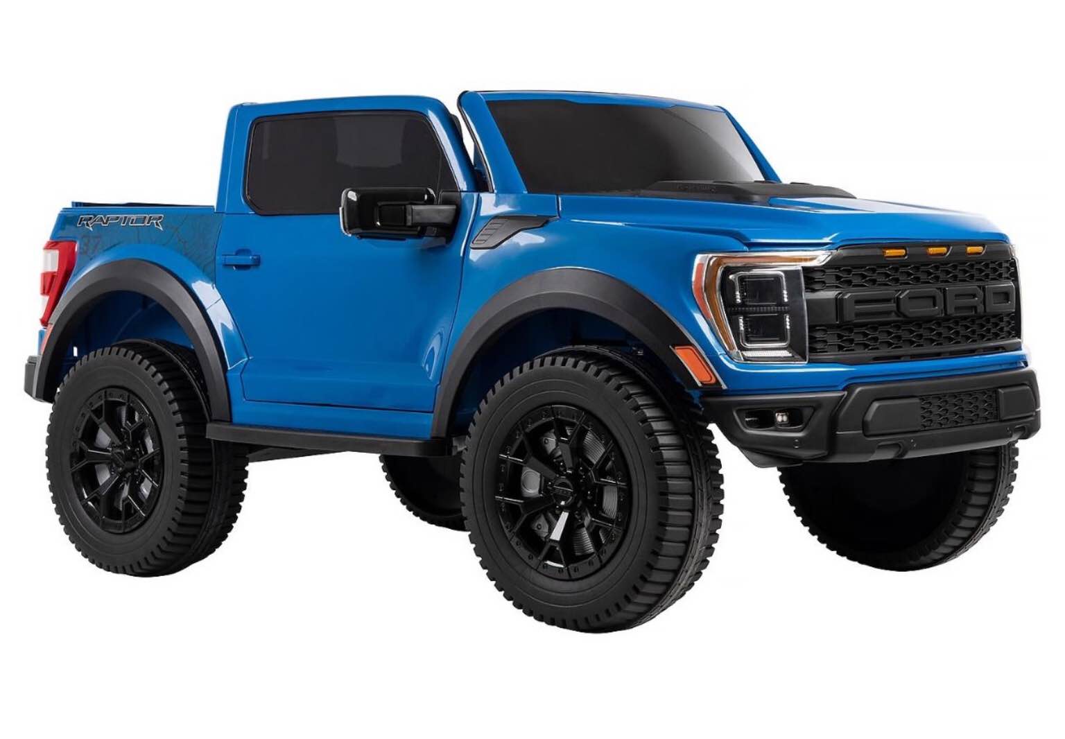 Ford F-150 Raptor Kids' Battery Ride-On Truck, Velocity Blue, 12V