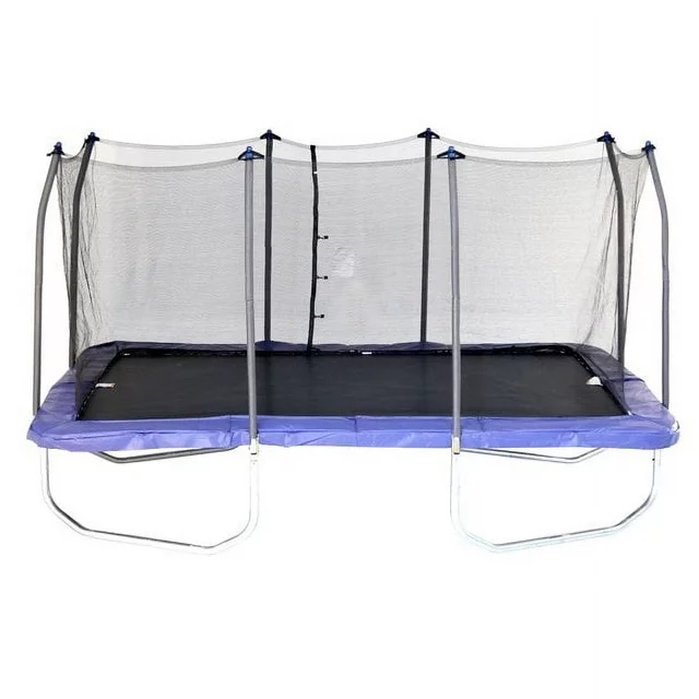 Skywalker Trampolines Rectangle 9' x 15' Trampoline, Blue, (3 boxes)