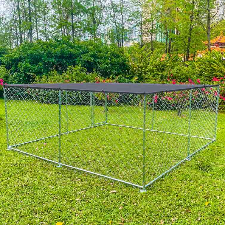 Jarbalai 49'' H Metal Yard Kennel