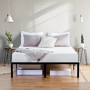 Olee Sleep 9 Inch Multi-layered I-gel Infused Memory Foam Mattress Twin White