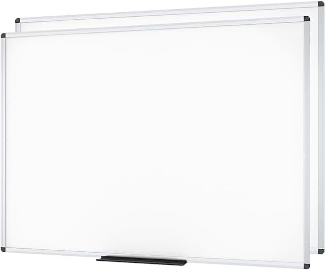 47” x 47” white board, set of 2