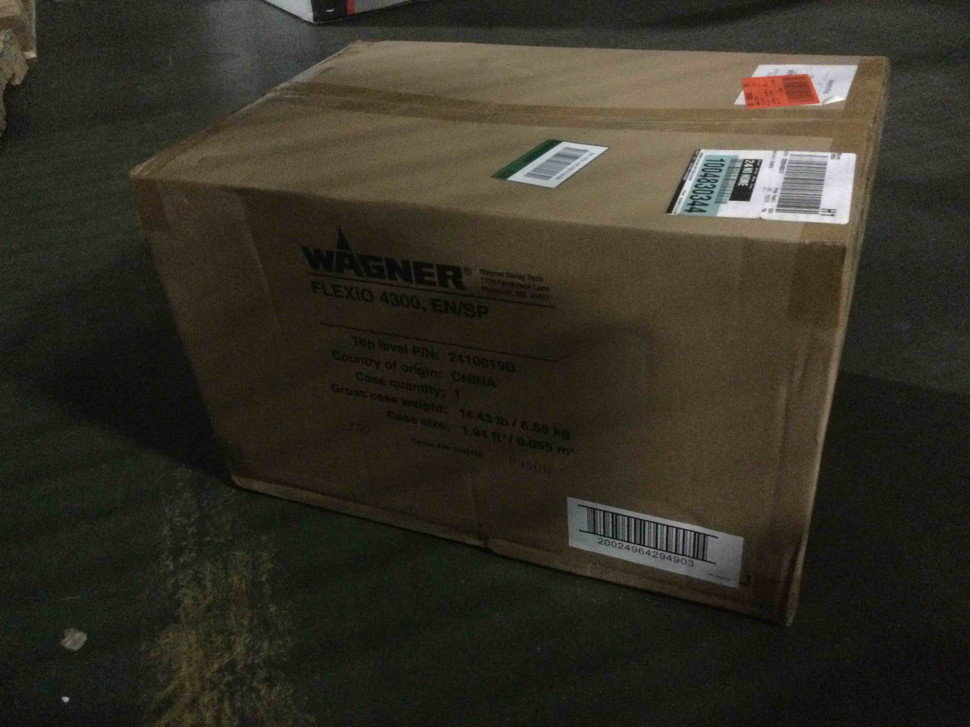 Wagner FLEXiO 4300 Gravity Feed Electric Stand HVLP Paint Sprayer