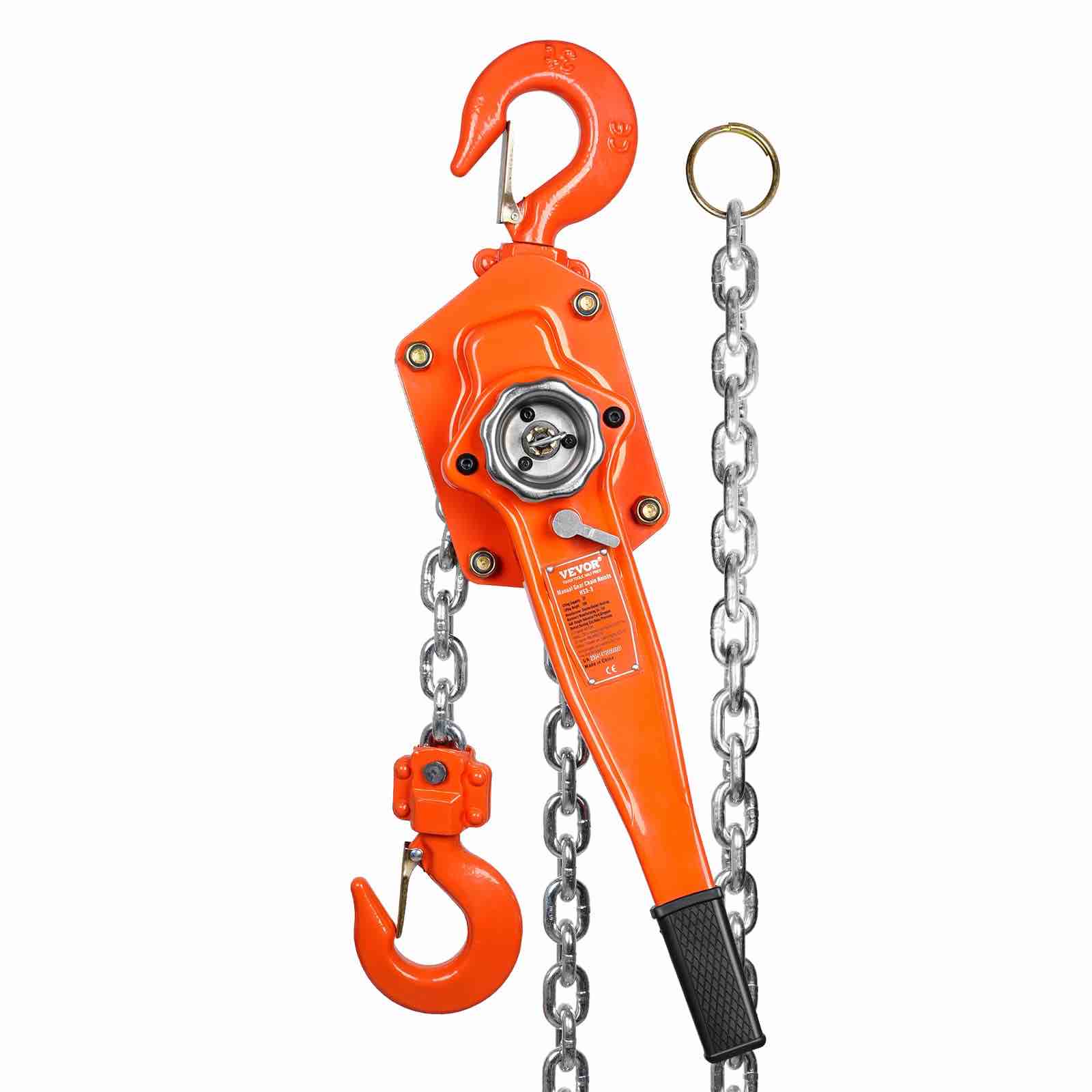 VEVOR Manual Lever Chain Hoist, 3 Ton 10FT, Orange