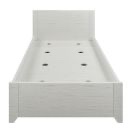(incomplete only box 2)Bed Best | Manufacture Wood Twin Size Bed w/ Reversible Pull-Out Storage Drawer, Stone Gray BS293803AAW