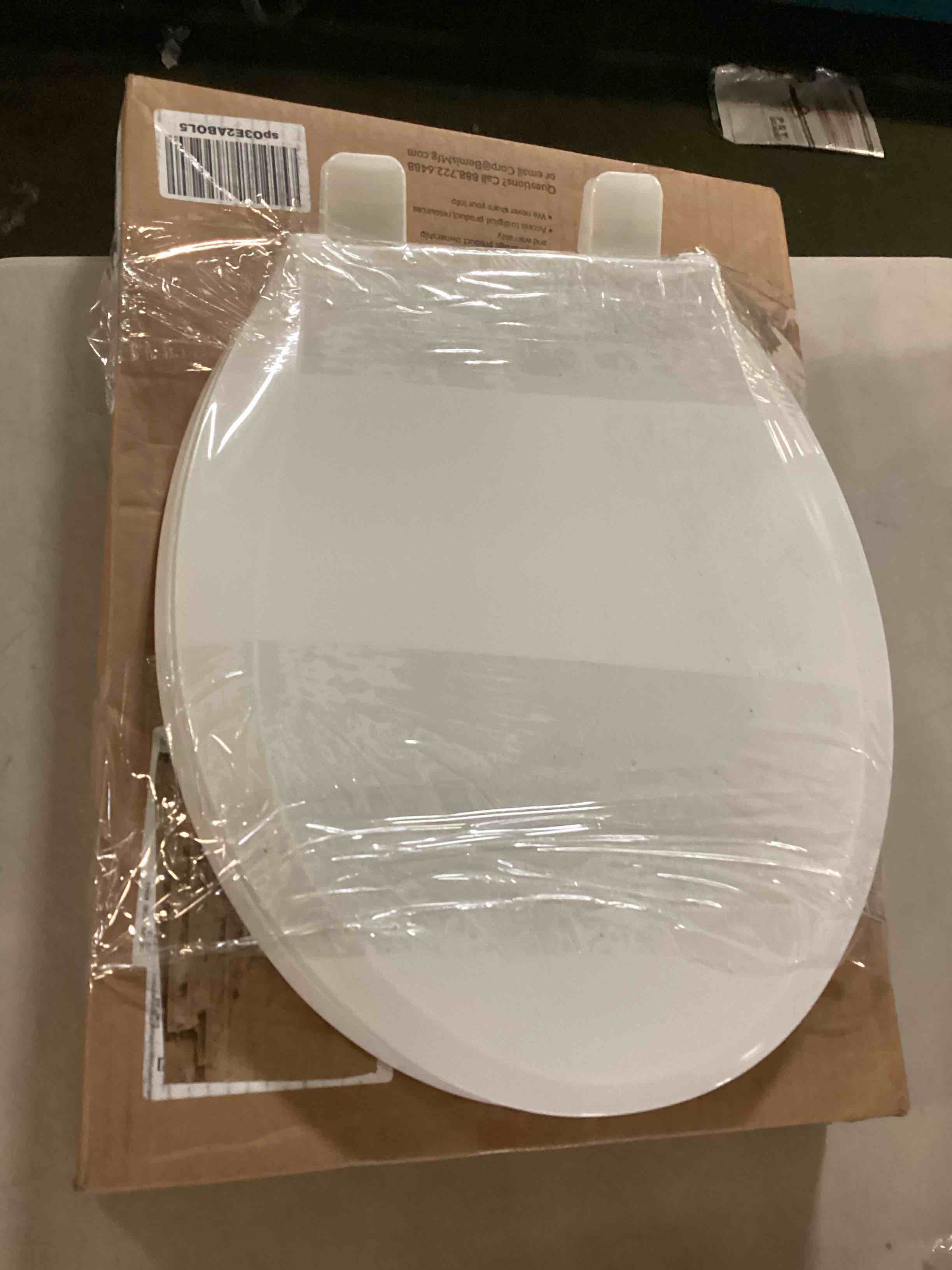 assorted miscellaneous items toilet seat 