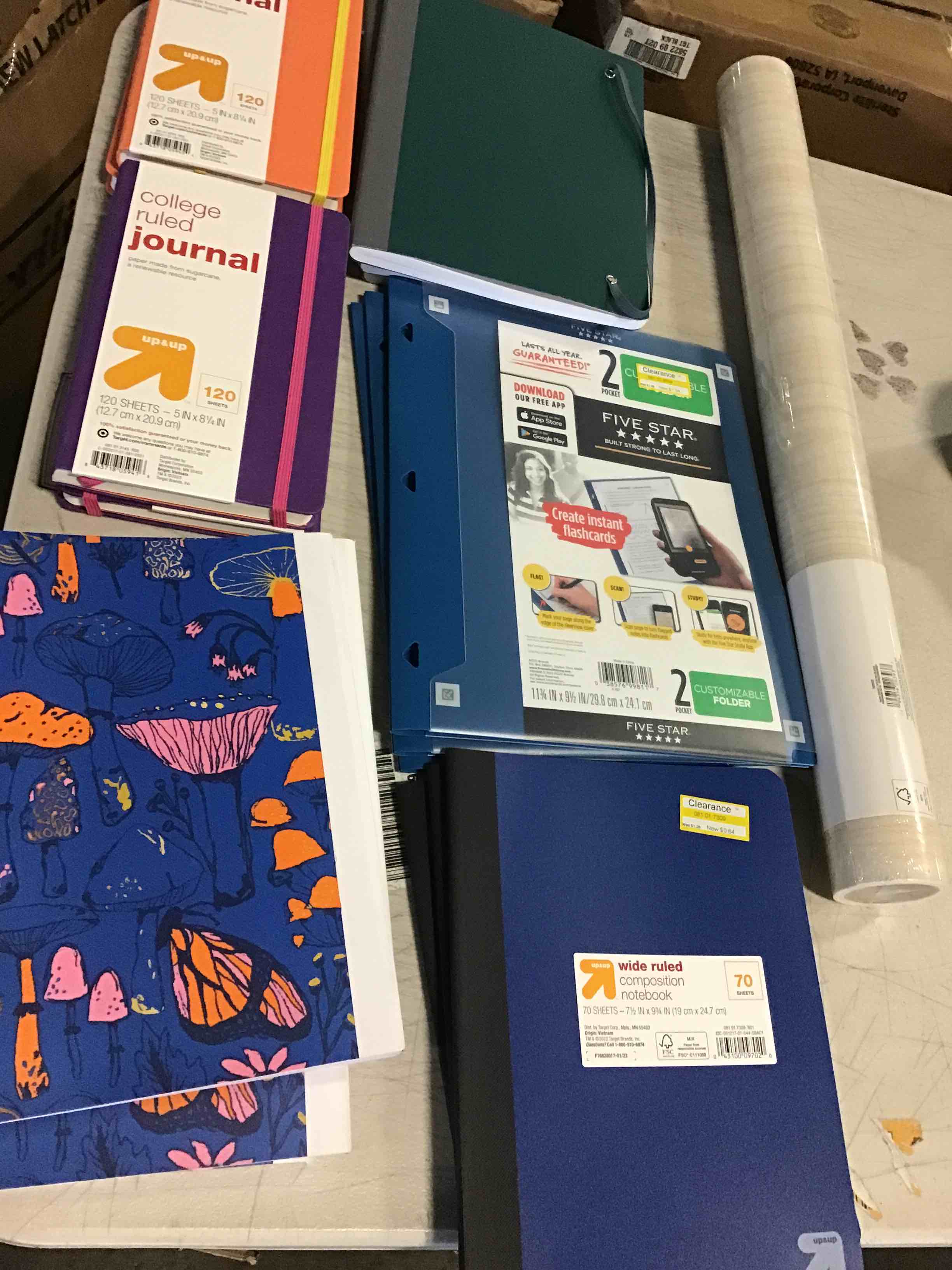Assorted school supplies ( approximately 200)