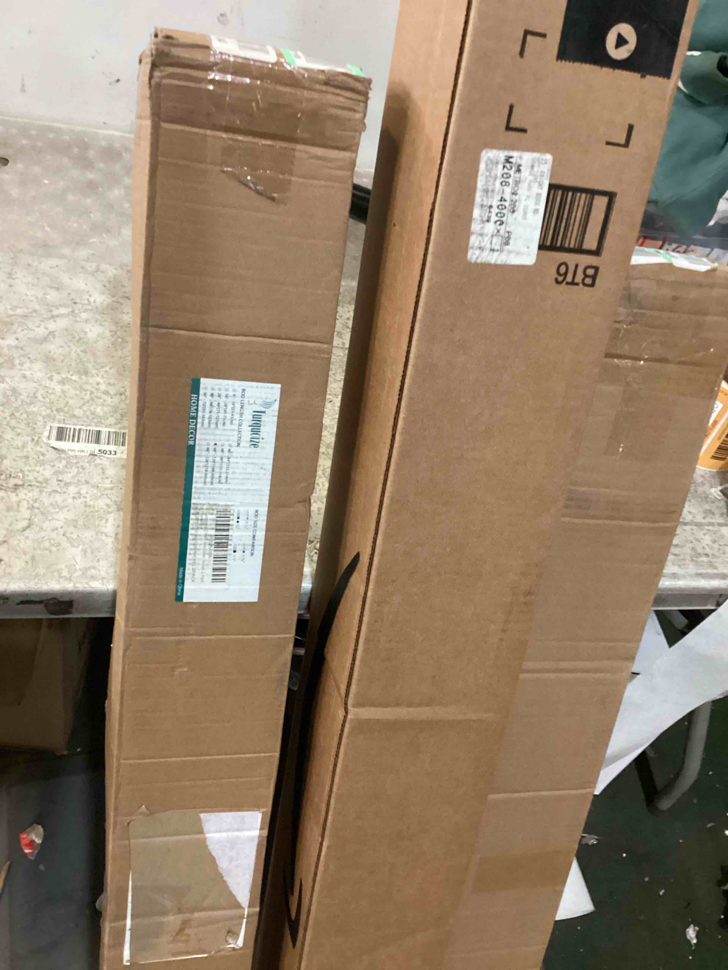 Assortment of Miscellaneous products (May Include cordless shade, curtain rods, retractable baby gate, Led universal linear lamp and more or other use)