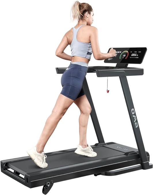 OMA Electric Exercise Treadmills for Home 7200EB with Max 2.5 HP 300 LBS Capacity Foldable Treadmill for Running and Walking Jogging Exercise with 36 Preset Programs and 3-level Incline