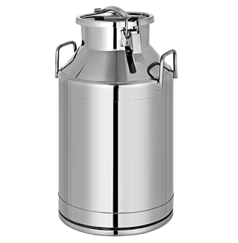 VEVOR 304 Stainless Steel Milk Can 50 Liter Milk Bucket Wine Pail Bucket 13.25 Gallon Milk Can Tote Jug with Sealed Lid Heavy Duty Jarra para  leche Vevor stainless steel 