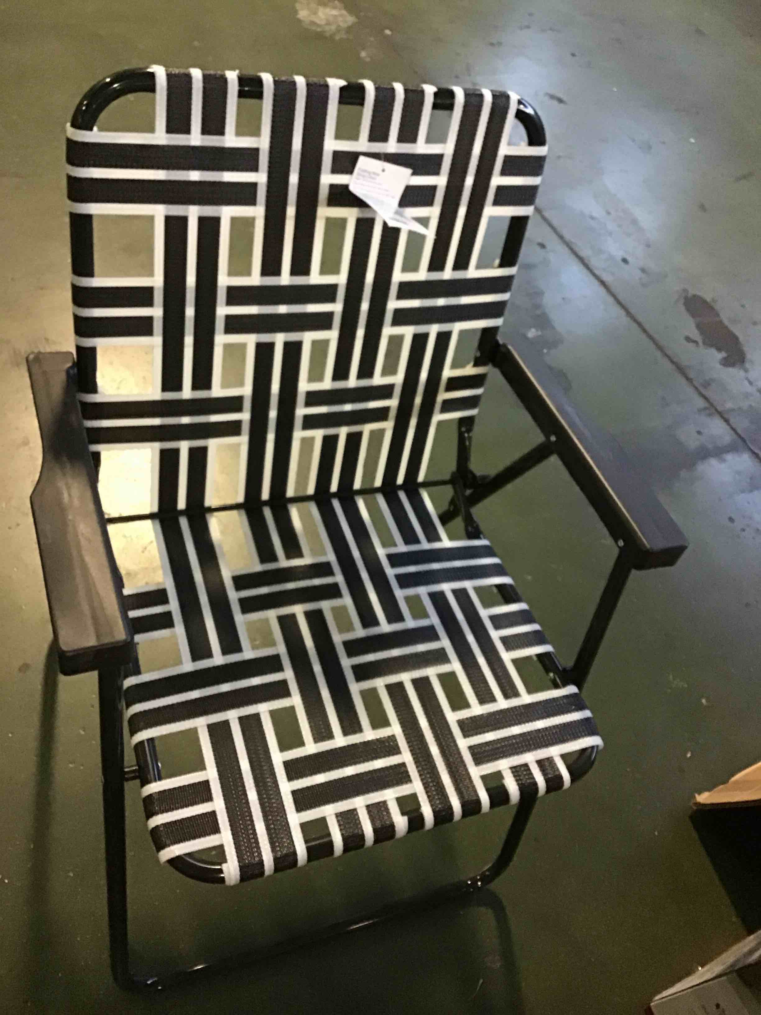 WEJOY Folding Webbed Lawn Beach Chair - Heavy Duty Portable Outdoor Chair with Hard Armrest for Camping,Garden,Concerts,Festivals and Sand Picnic BBQ,265 LBS