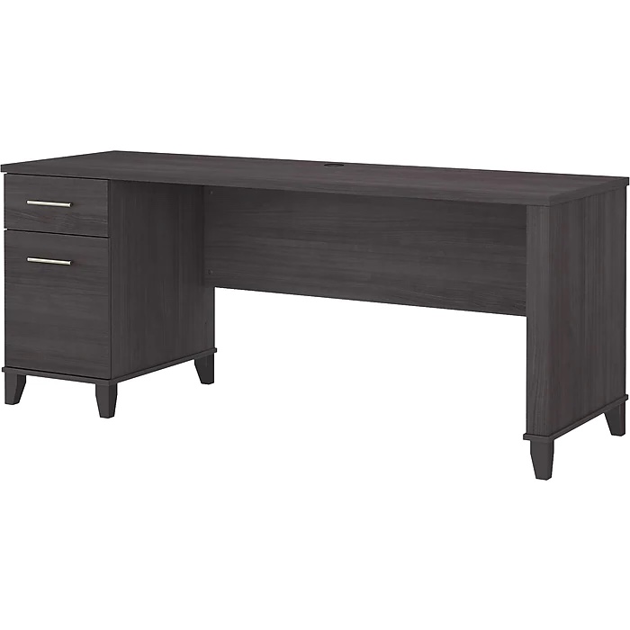 Bush Furniture Somerset 72" Office Desk, Storm Gray (WC81572)