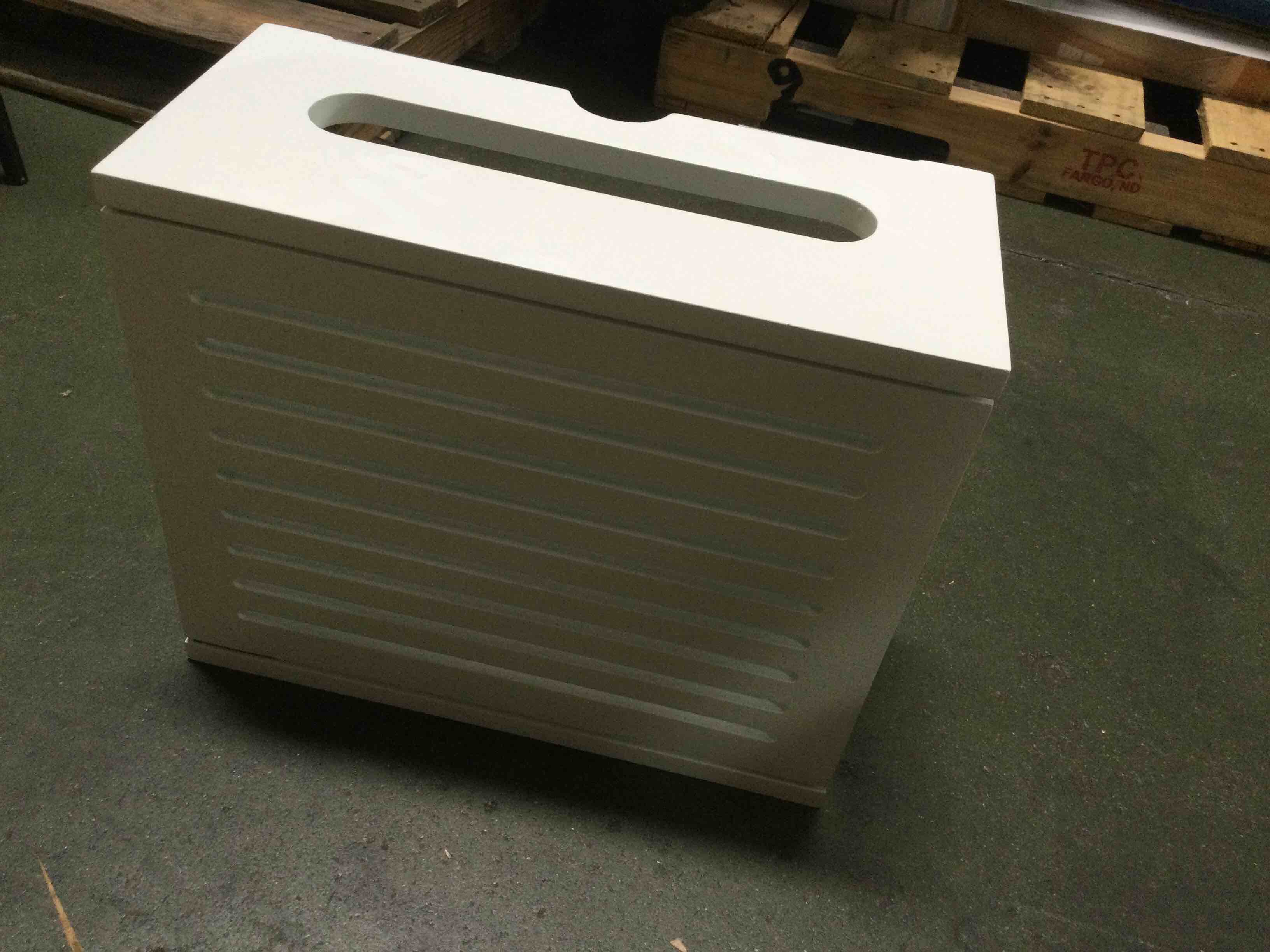 Landing Lift V1 Wall Mounted Router Box, Designer White