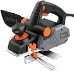 Planer, TACKLIFE Power Hand Planer, 7.5 Amp 900W 14500Rpm 3-1/4-Inch, with 1/96" to 1/8" Adjustable Cut Depth, 2-Side Blow Chips, Parallel Fence Bracket - EPN02A