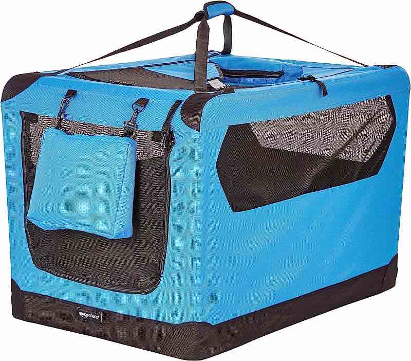 Amazon Basics Portable Folding Soft Dog Travel Crate Kennel
