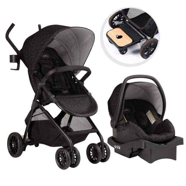 Evenflo Sibby Travel System with LiteMax 35 Infant Car Seat