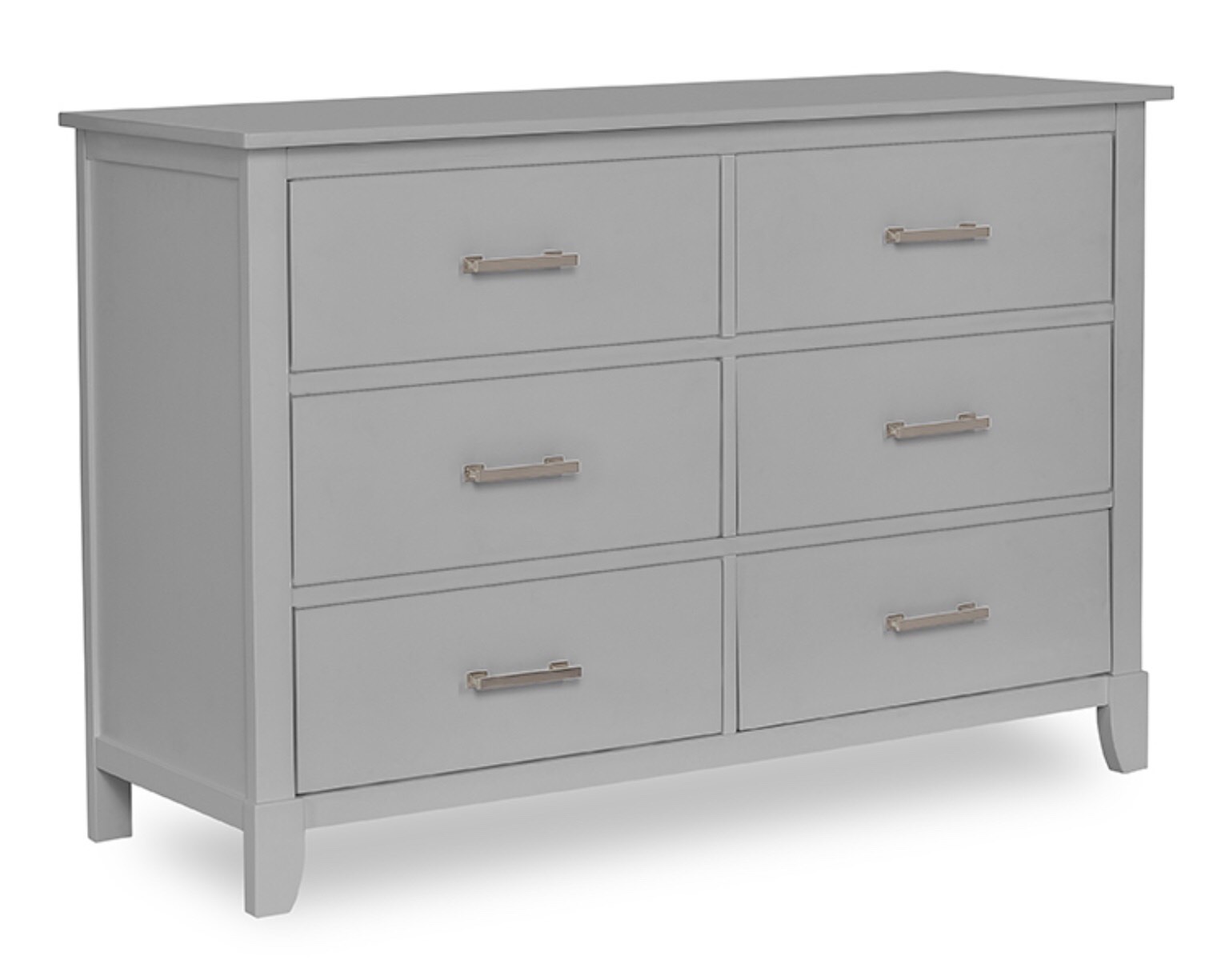 Dream On Me Universal Double Dresser | Kids Bedroom Dresser | Six Drawers Dresser | Mid Century Modern