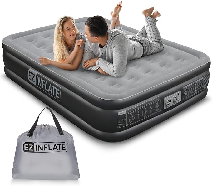EzInflate Double High Airbed 