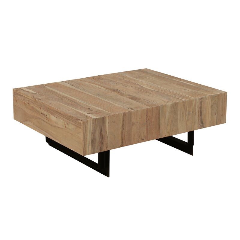 Mullins Extendable Sled Coffee Table with Storage