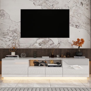Melvene Extendable Media Console 65.4'' - 106.3'' W