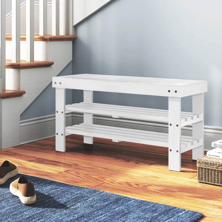 Sasheen Wood Storage Bench