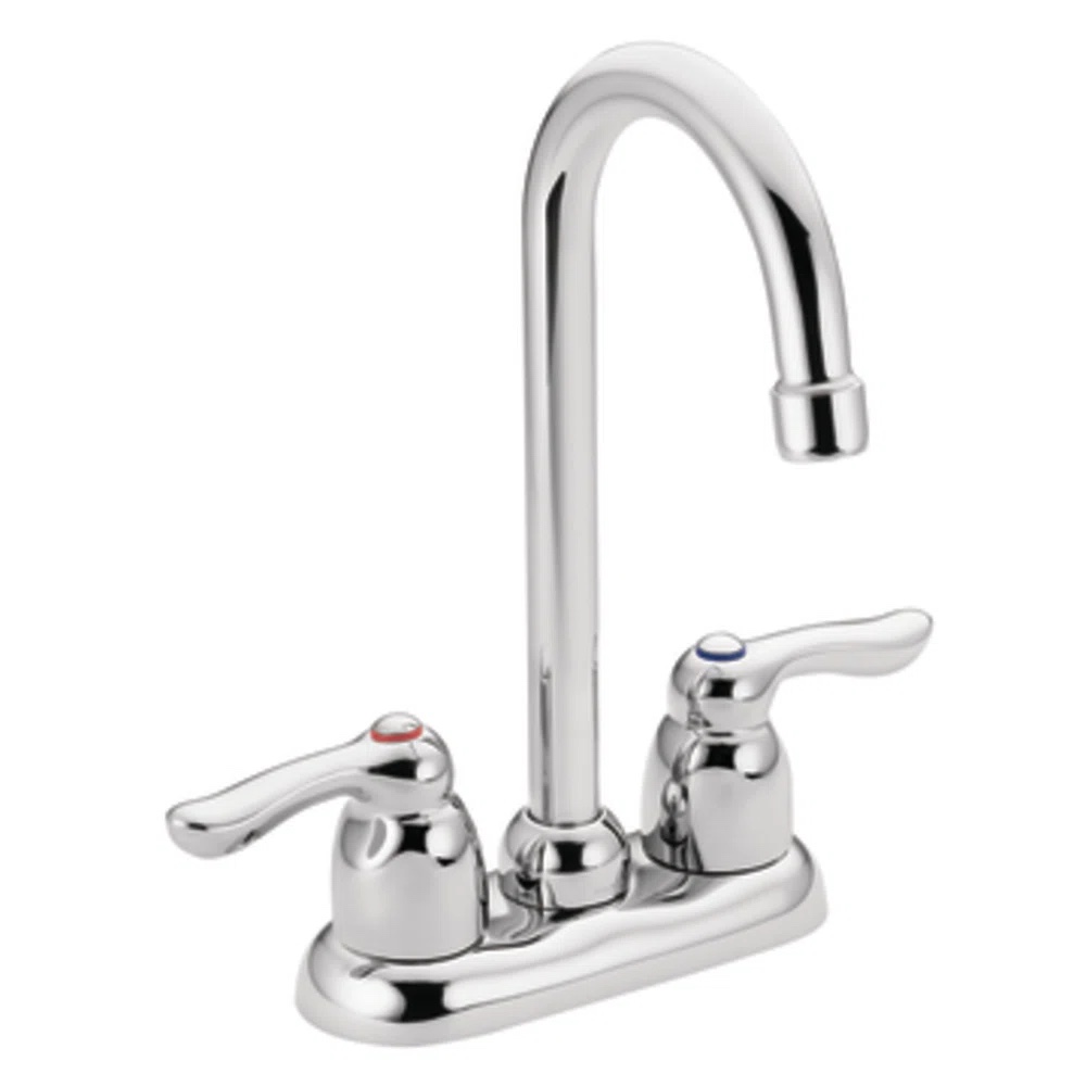 M-Bition Desk Mount Pantry Faucet with Spout Reach and Double Lever Handle .