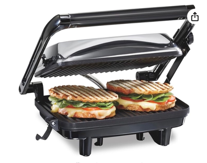 Hamilton Beach® Panini Press Gourmet Sandwich Maker