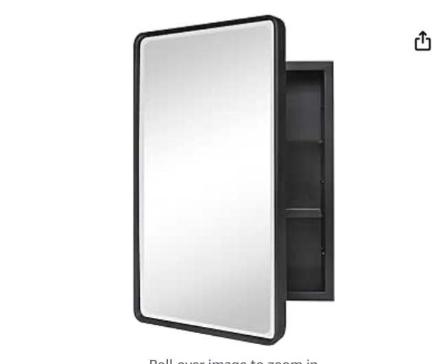 Garnes Recessed or Surface Mount Framed Medicine Cabinet with Adjustable Shelves
