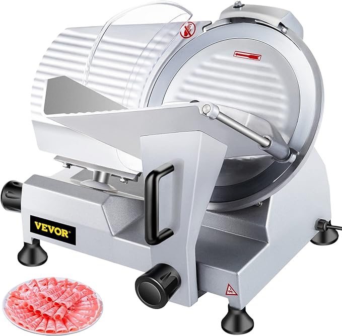VEVOR Stainless Steel Electric Meat Slicer