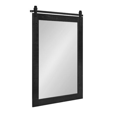 Enora Modern Farmhouse Distressed Accent Mirror