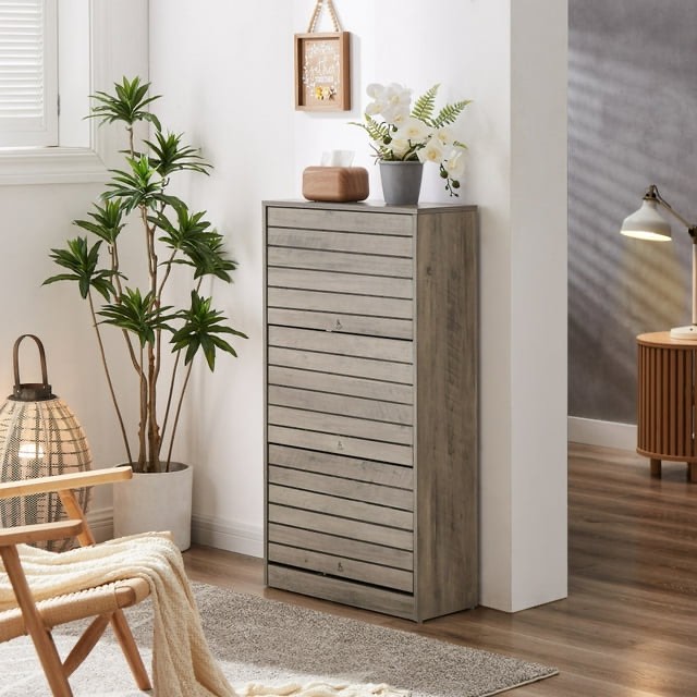 20 Pair Shoe Storage Cabinet