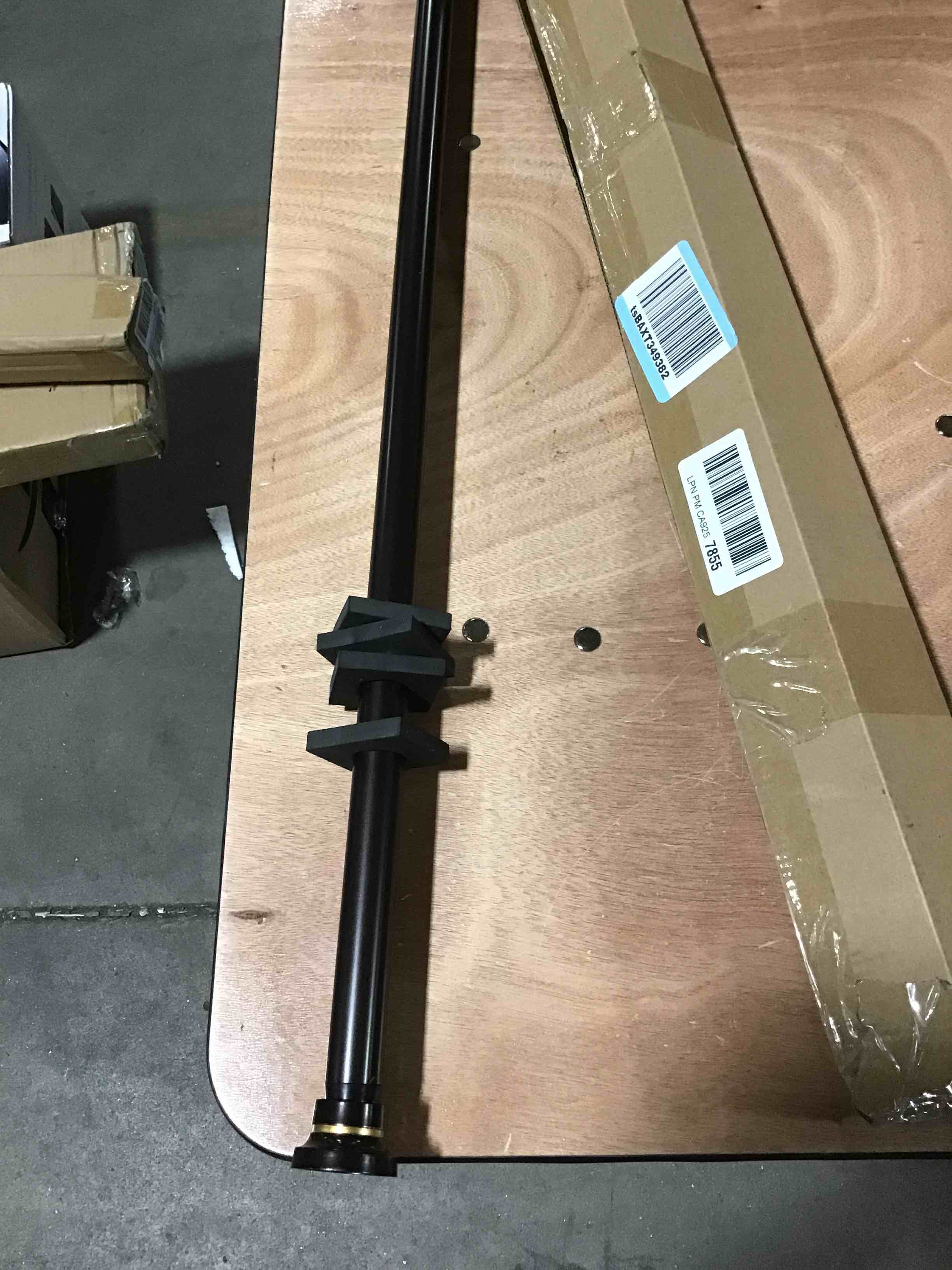 H.VERSAILTEX Spring Tension Curtain Rod Adjustable 48 to 80 Inch, 1 Inche Diameter Heavy Durty Room Divider Curtain Rod No Drilling Tension Curtain Rod for Closets, Cupboard, Kitchen, Bronze