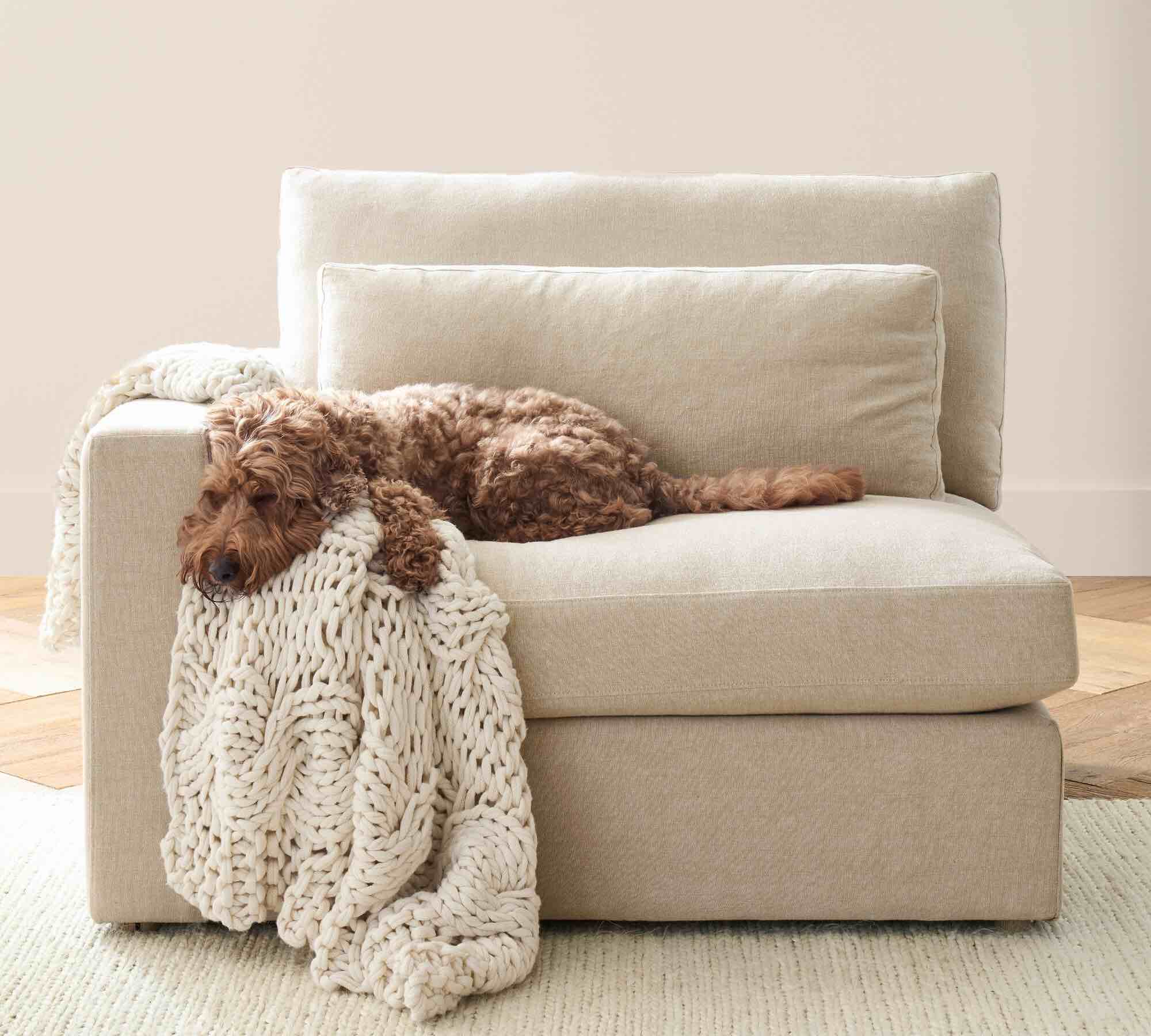 Westwood Square Arm Upholstered Modular Sofa Chaise Sectional