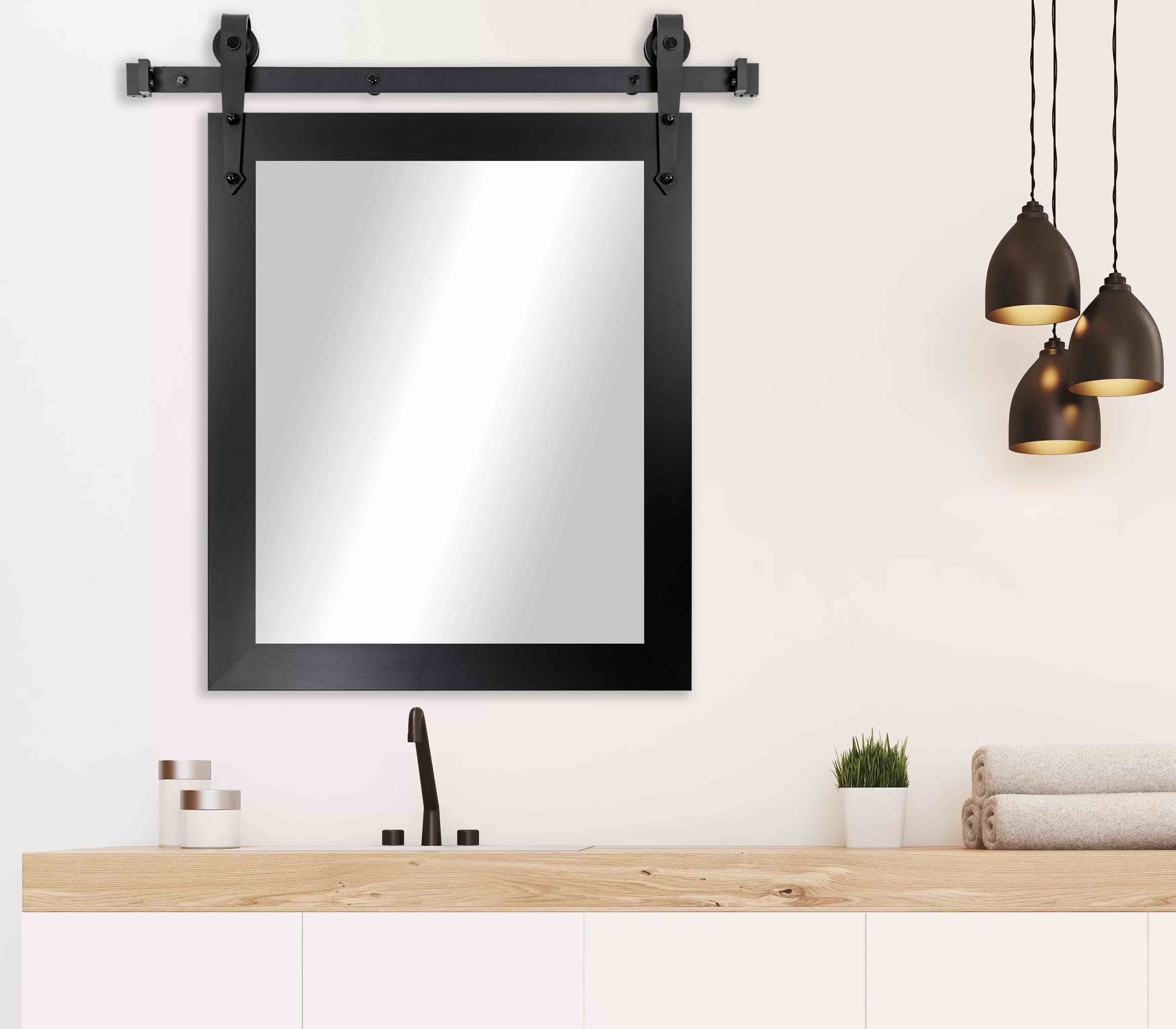 Black Lynd 2 Piece Mirror Set (no mirror)