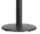 18&#034; Round Restaurant Table Base XU-TR18-BASE-GG - Black | eBay