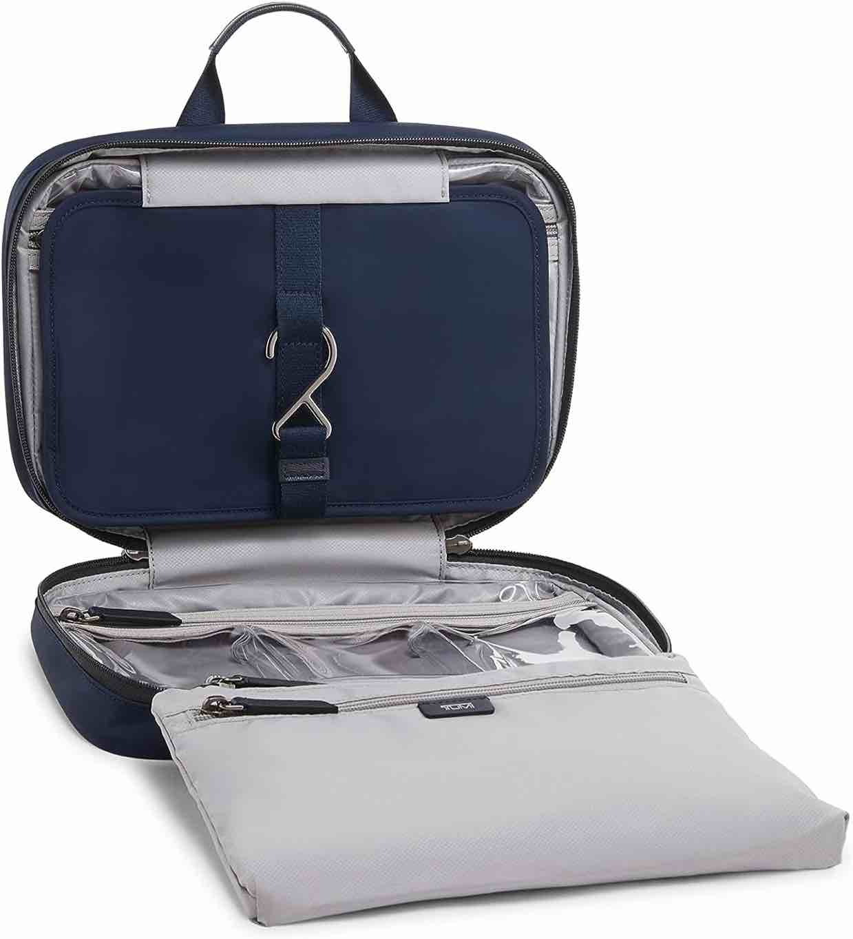 TUMI - Voyageur Madeline Cosmetic - Liquid Navy Print