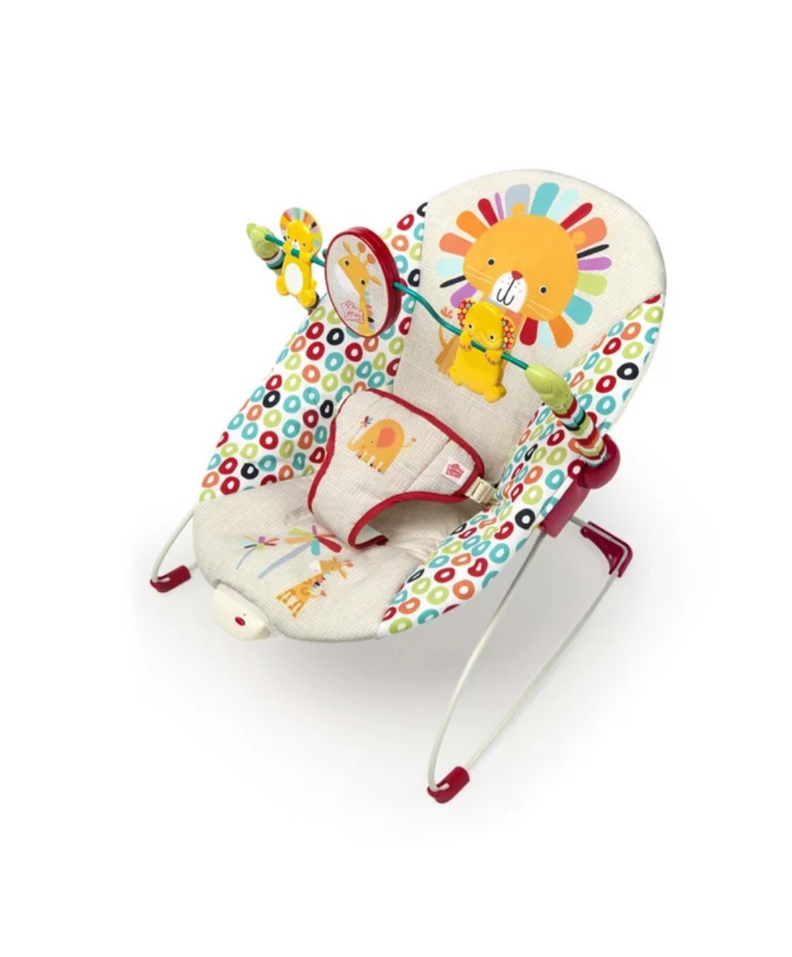 Bright Starts Playful Pinwheels Bouncer with Vibrating Seat
