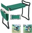 BESTHLS Garden Kneeler and Seat Heavy Duty Foldable Gardening Stool Kneeling Bench with Large Tool Pouch and Soft EVA Kneeling Pad for Women Men Gardener