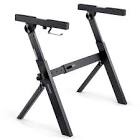 Donner Folding Keyboard Stand, Z-style Heavy-Duty Portable Piano Stand, Adjustable and Collapsible, Suitable for 37 54 61 88 Key MIDI Keyboard Electronic Keyboards Digital Pianos, DKS-100