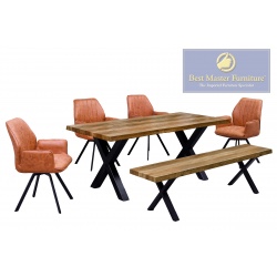 REPLACEMENT TABLE LEGS SET OF 2  (BA221-DT) TOP NOT INCLUDED 