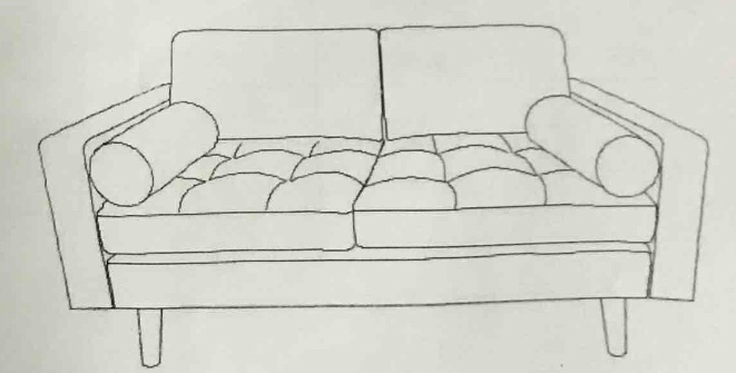 BEIGE SOFA PARTS - ZJXLM4